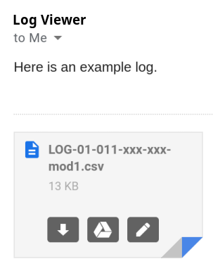Open the email